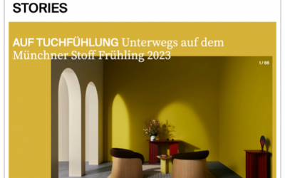 Medienecho auf den Münchner Stoff Frühling 2023